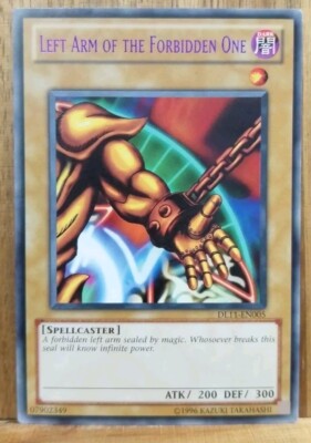 Left Arm Of The Forbidden One DL11-EN005 Rare PURPLE Promo Yu-Gi-Oh Card -image