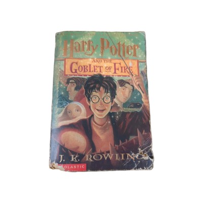 HARRY POTTER and the Goblet of Fire J.K. Rowling - First Paperback Printing-image