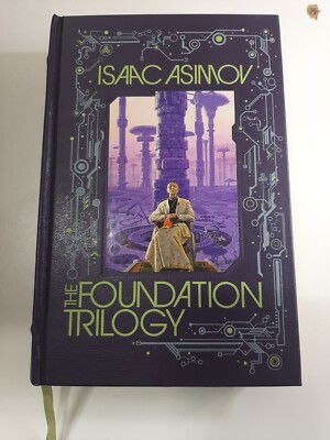 The Foundation Trilogy, Isaac Asimov, Bonded Leather Collectible Edition. New...-image