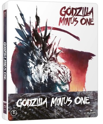 Godzilla Minus One Limited Edition Steelbook (4K UH (4K UHD Blu-ray) (UK IMPORT)-image