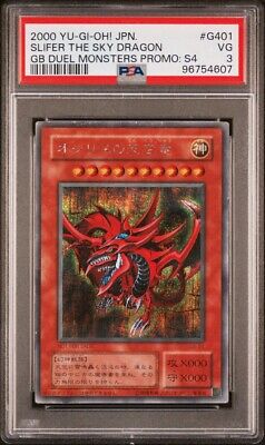 YU GI OH PSA 3 SLIFER THE SKY DRAGON G4-01 GB DUEL MUSTERS PROMO :S4 JAP 2000!-image