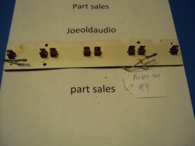  Fisher 404 Quad Receiver AM/FM Dial Scale Lamp Holder. Parting Out 404 Quad.-image