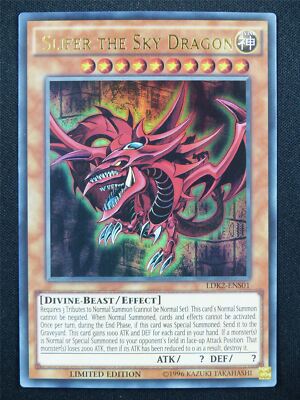 Slifer The Sky Dragon LDK2 Ultra Rare - lim ed Yugioh Card #10V-image