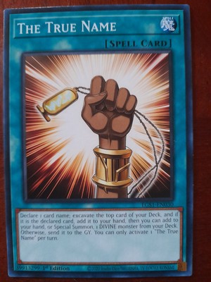 The True Name EGS1-EN030 Egyptian God Deck: Slifer the Sky Dragon-1st Edition-image