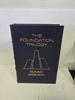 The Foundation Trilogy SIGNED By Isaac Asimov Collectors Edition Leather Bound -image