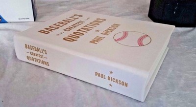 Rare BASEBALL'S GREATEST QUOTATIONS Leather Bound Paul DICKSON -image