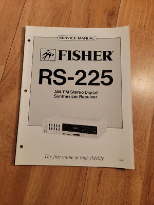 Fisher RS-225    Stereo Receiver Service Manual -image