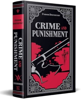 CRIME AND PUNISHMENT by Fyodor Dostoevsky Constance Garnett Faux Leather NEW-image