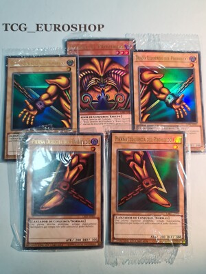 Exodia the Forbidden One●FULL SET●YUGIOH●LART●2018●ULTRA RARE●FAC SEALED●SPANISH-image