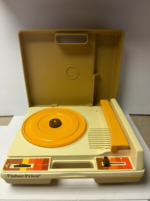 Vintage Fisher Price Portable Phonograph Record Player Works 1978 #825-image