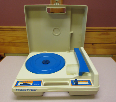 Vintage 1978 Fisher-Price Record Player Portable Phonograph - Working - 33 & 45-image
