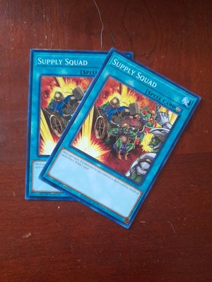 Supply Squad EGS1-EN028 Egyptian God Deck: Slifer the Sky Dragon-1st Edition X2-image