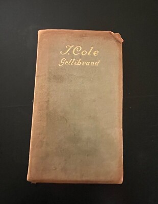 J. COLE by Emma Gellibrand (early 1900s) -image