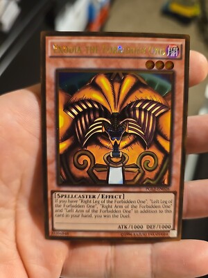 Yu-Gi-Oh! Exodia the Forbidden One PGL2-EN26 Gold Rare Unl Edition Near Mint-image