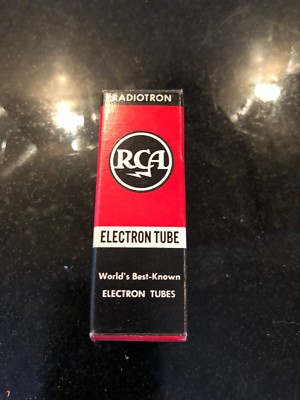 Boxed NOS RCA 6AU6A VACUUM TUBE SINGLE FOR FISHER 400 500 800 RECEIVERS   -image