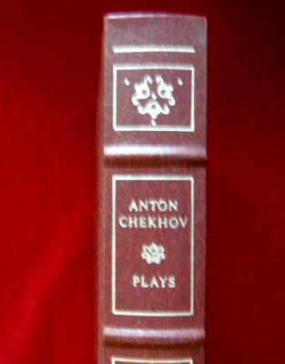 Vtg 1979 GREATEST PLAYS by Anton Chekhov Full Leather Franklin Classics Library -image