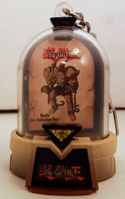 EXODIA:THE FORBIDDEN ONE - 1996 Basic Fun Yu-Gi-Oh! Transforming Domed Keychain -image