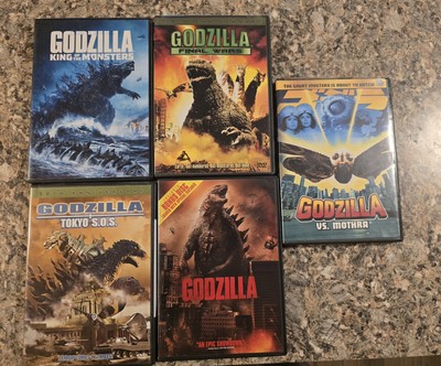 Classic Godzilla Monster Movies in 5 DVDS -image