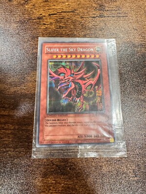 Yugioh Slifer The Sky Dragon YMA-EN001 Secret Rare Promo FACTORY SEALED Mint/NM-image