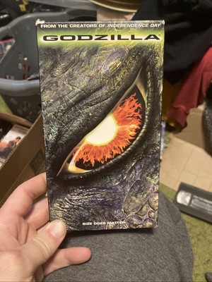 Godzilla VHS 1998 3-D Case-image