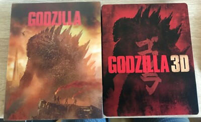 Godzilla (2014) 3D Blu-Ray Steelbook [Blufans] Lenticular Slip Cover #604 *READ*-image