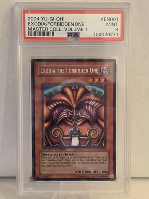 Exodia the Forbidden One MC1-EN001 Master Collection Vol 1 Limited Edition PSA 9-image