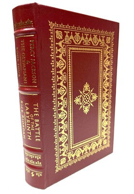 THE BATTLE OF THE LABYRINTH, RICK RIORDAN. EASTON PRESS. AS NEW UNREAD COPY!-image