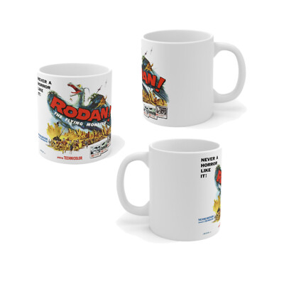 Godzilla - Rodan  Movie Poster - 11oz Ceramic Coffee Mug-image