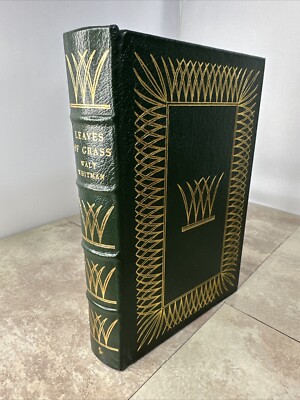 Easton Press Leaves of Grass by Walt Whitman Leather Bound 100 Greatest Series-image