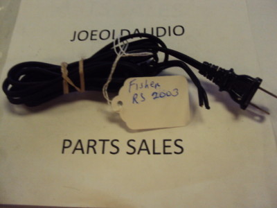 Fisher RS 2003 Original AC Line Cord. Parting Out RS 2003 Receiver.-image