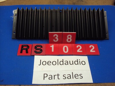 Fisher RS-1022 Receiver Heat Sink. Aluminum Black Parting Out Entire RS-1022-image