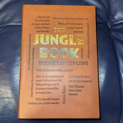 THE JUNGLE BOOK Rudyard Kipling Flexi Bound Faux Leather Brand NEW Gift Quality-image