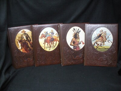 The Old West Series Time Life Books Lot of 4,  Textured hardcover book-image