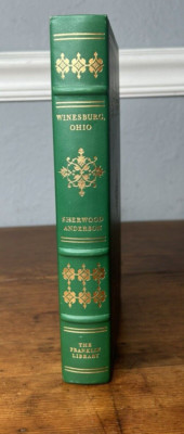 FRANKLIN LIBRARY WINESBURG, OHIO SHERWOOD ANDERSON LEATHER BOUND GILDED 1976-image
