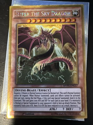 Gold Rare Slifer the Sky Dragon MVP1-ENG57 - 1st Edition NM -Yu-Gi-Oh!-image