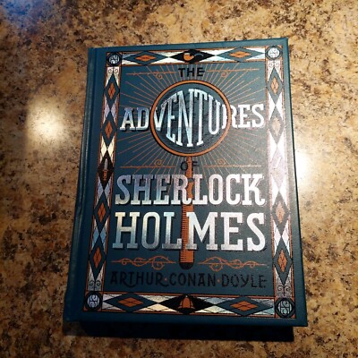 ❤️THE ADVENTURES OF SHERLOCK HOLMES  Leather Bound Book NEW-image