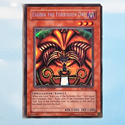 YUGIOH Exodia The Forbidden One MC1-EN001 Limited HP/DMG Secret Rare-image