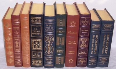 Easton Press LIBRARY OF THE U. S. PRESIDENTS Series in 10 volumes-image