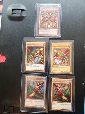Mint Ultra Rare 5 set, 1st ed Exodia The Forbidden OneYGLD-ENA17 A18 A19 A20 A21-image