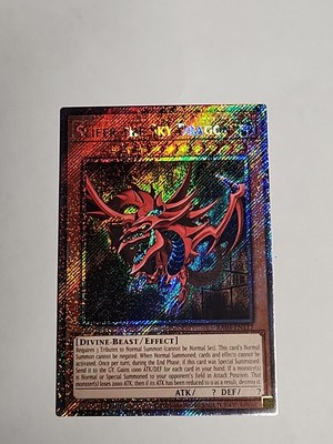 Yugioh Slifer the Sky Dragon RA04-EN117 Platinum Secret Rare NM -image