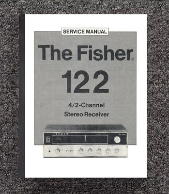 Stereo Receiver Service Manual Fits Fisher 122-image