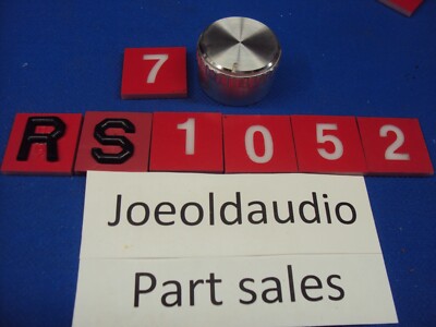 Fisher RS-1052 (L) Receiver Volume Knob. Has Age Related Small Scratches.-image