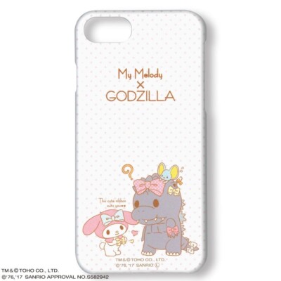 My Melody&GODZILLA- collab goods- Smartphone Case- iPhone6,7,8-Made in Japan-image