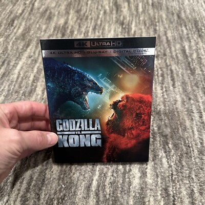 Godzilla Vs. Kong (Ultra HD, 2021) 4K SLIPCOVER ONLY NO DISCS OR CASE-image