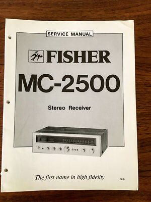 Fisher 2500 Receiver Service Manual *Original*-image
