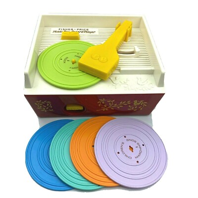 2010 Fisher Price Classic Toys - Retro Music Box Record Player-image
