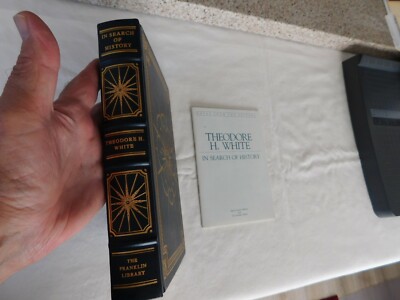 IN SEARCH OF HISTORY by Theodore H. White- SIGNED by Author- Franklin Library -image