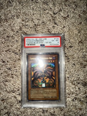 Yu-Gi-Oh! Lob 1st Edition 2002 Exodia/Forbidden One PSA 6-image