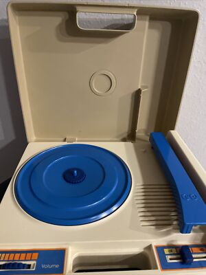 Vintage 1978 Fisher Price Record Player Turntable #825 33 45 RPM Works Great !-image