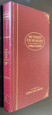 My Utmost For His Highest Oswald Chambers The Christian Library 1963 Leather-image